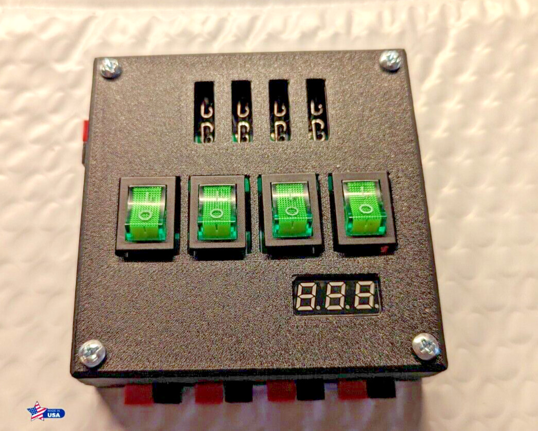 12V 45A With Anderson Powerpoles, Power Distribution 1 input-4 output, Rigrunner