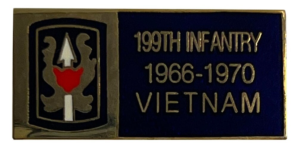 Pack of 3 199th Infantry Division 1966-1970 Vietnam Hat Cap Lapel Pin ML-391