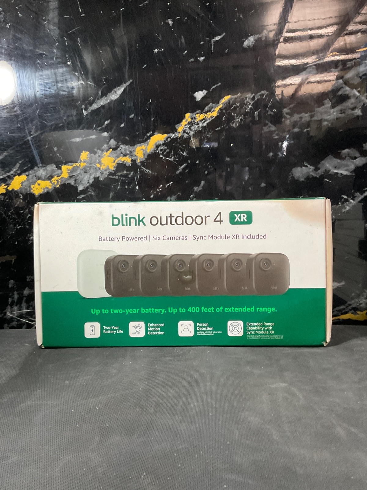 + Blink Outdoor 4 XR , 6  Camera System w/Sync Module Included - New Sealed