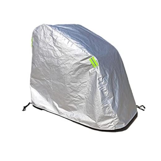 Wheelchair Cover Waterproof Thickened Velvetining,Outdoor Mobility L Silver