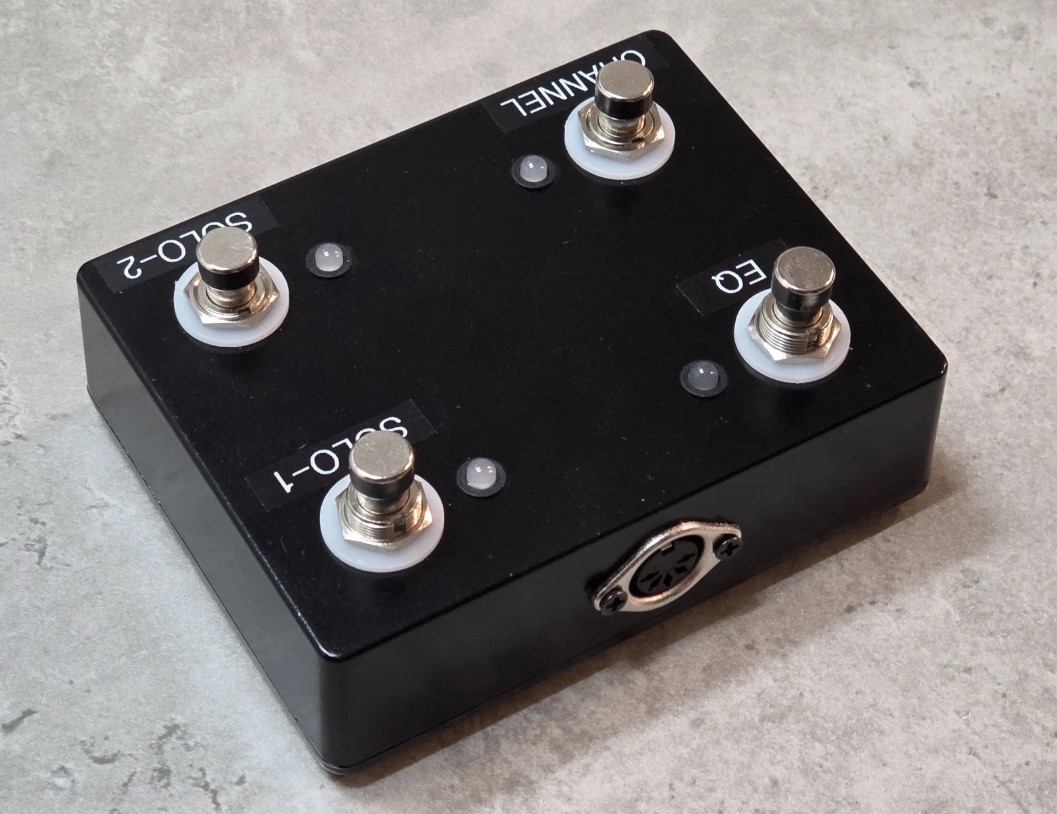 Compact Footswitch For MESA BOOGIE MARK V Five 35 Amplifier - Handwired in USA