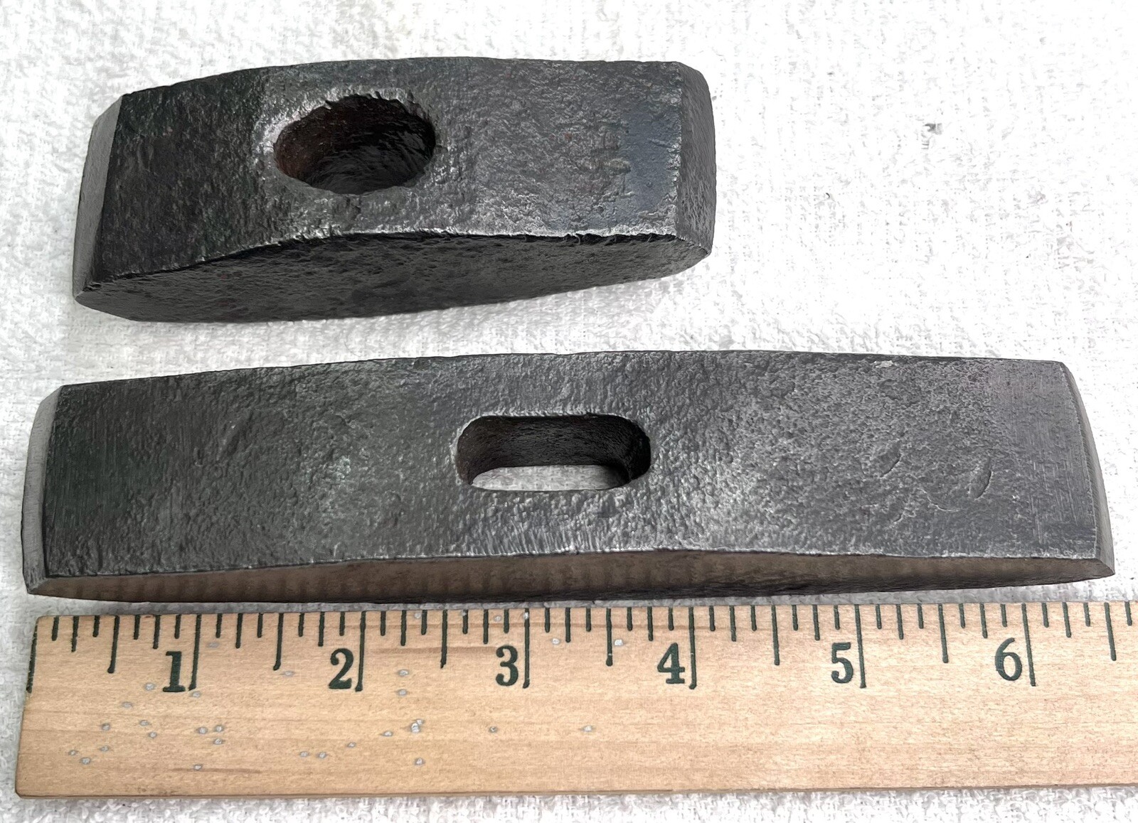 2 Vintage Blacksmith Made, Masons Spalling Sledge Hammers! Unbranded.