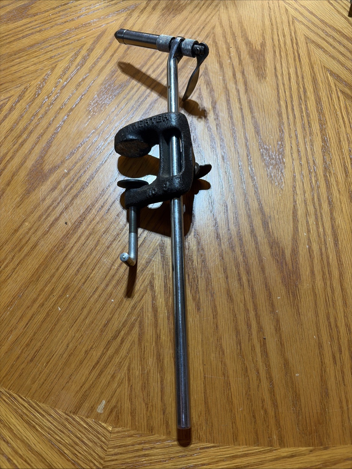 VINTAGE HERTER’S NO. 9 FLY TYING VISE USA TABLE CLAMP FLY FISHING
