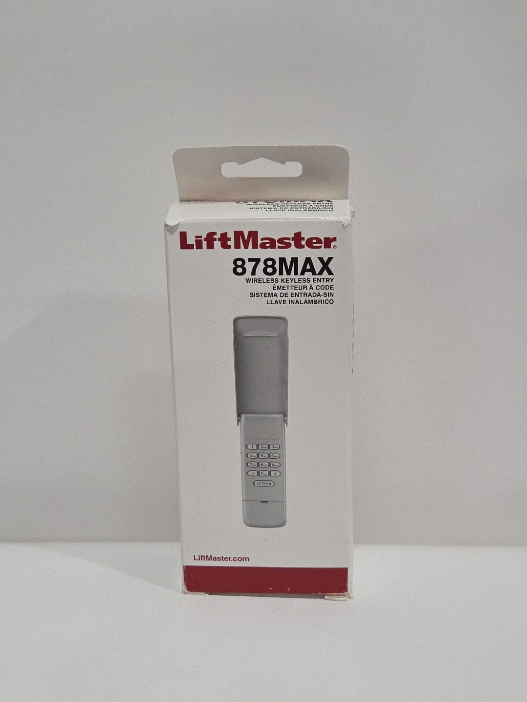 LiftMaster 878MAX Wireless Keyless Entry, GREY