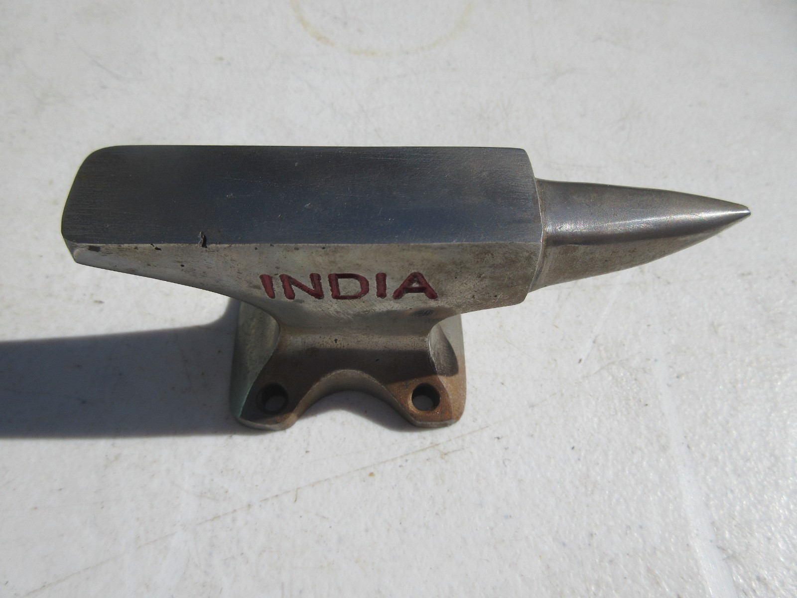Vintage Mini Anvil Marked INDIA