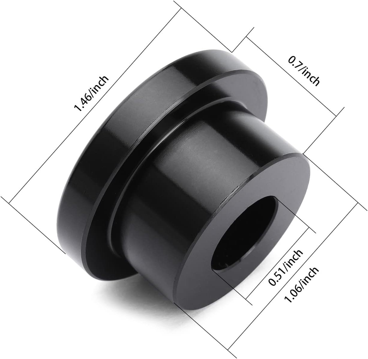 Solid Billet Handlebar Riser Bushings For Harley Davidson Softail Dyna Sportster
