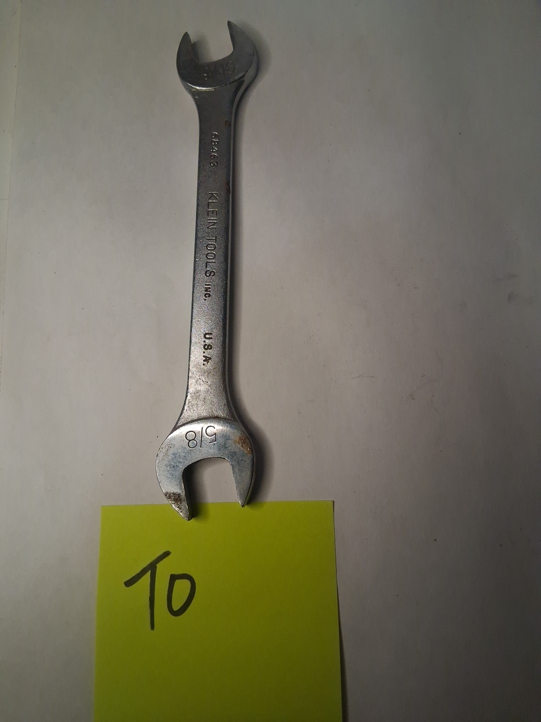 Klein Tools 68463 9/16-Inch and 5/8-Inch Ends Open-End Wrench
