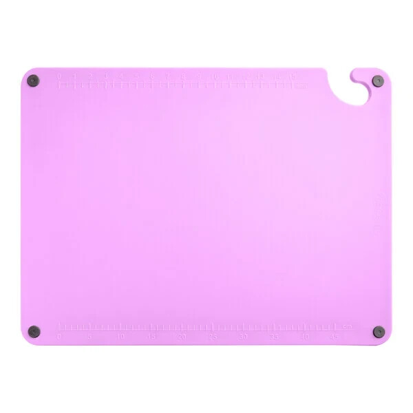 24" x 18" x 1/2" Purple Polyethylene Cutting Board - NSF Listed & BPA Free