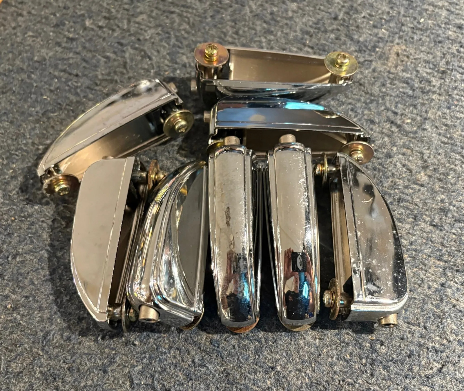 Tama Parts Set of 8 Used 90s Swingstar Bass Drum Lugs