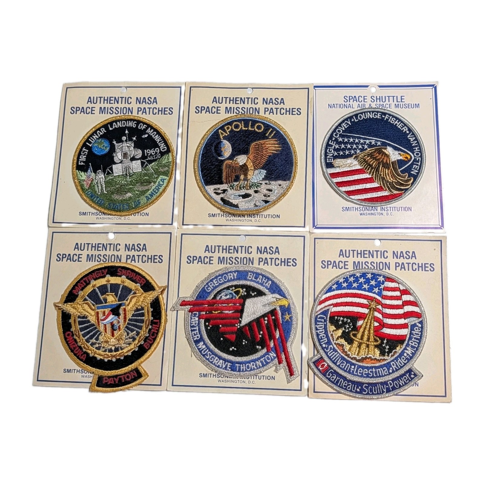 Authentic NASA Space Mission Collectible Patches Lot Of 6