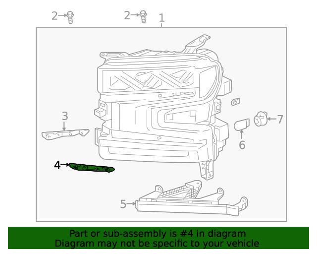 Genuine GM F Bracket 84877536