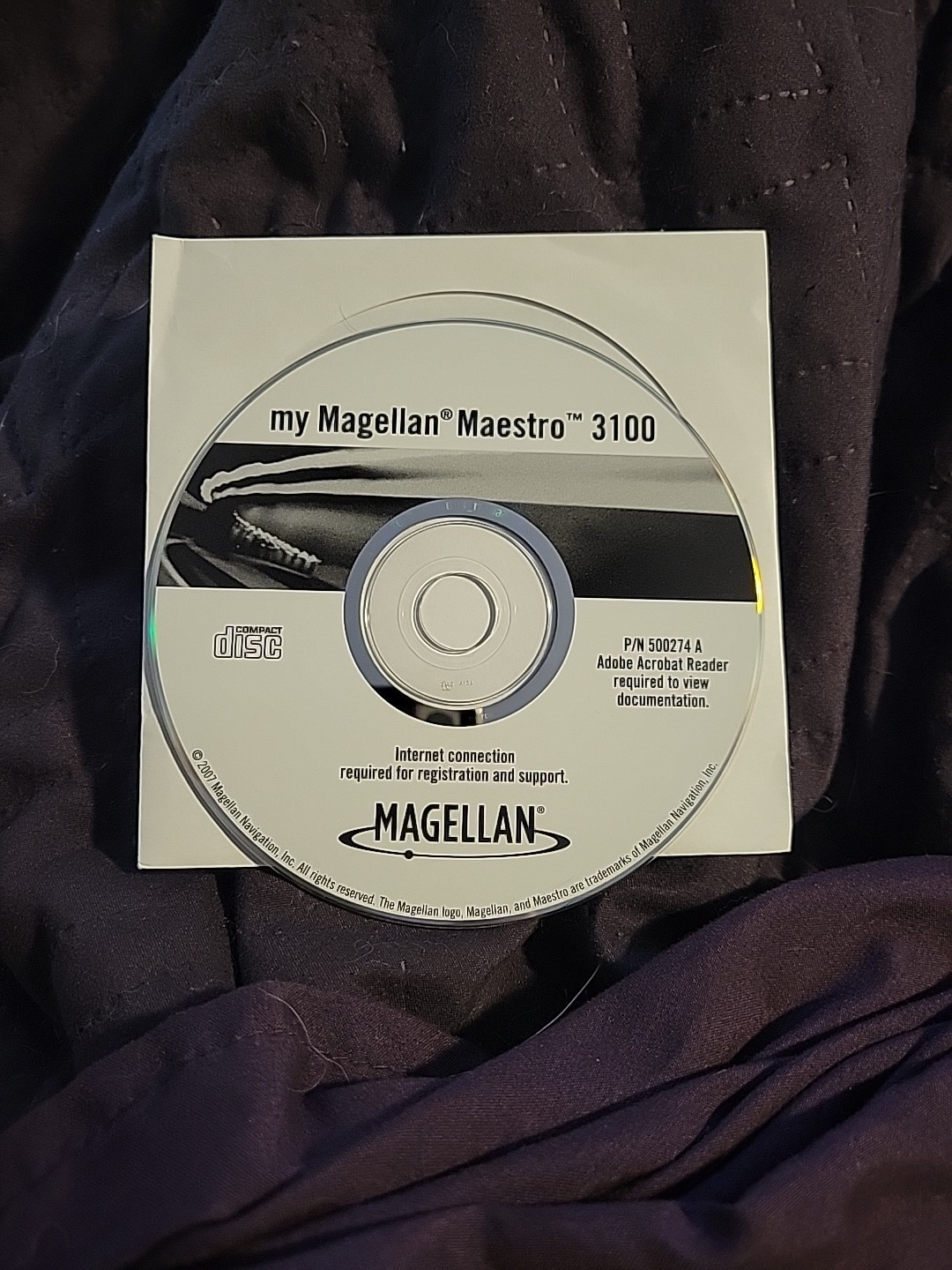 ⭐️⭐️⭐️⭐️⭐️ My Magellan Maestro 3100 Software CD 2007 Disc Only