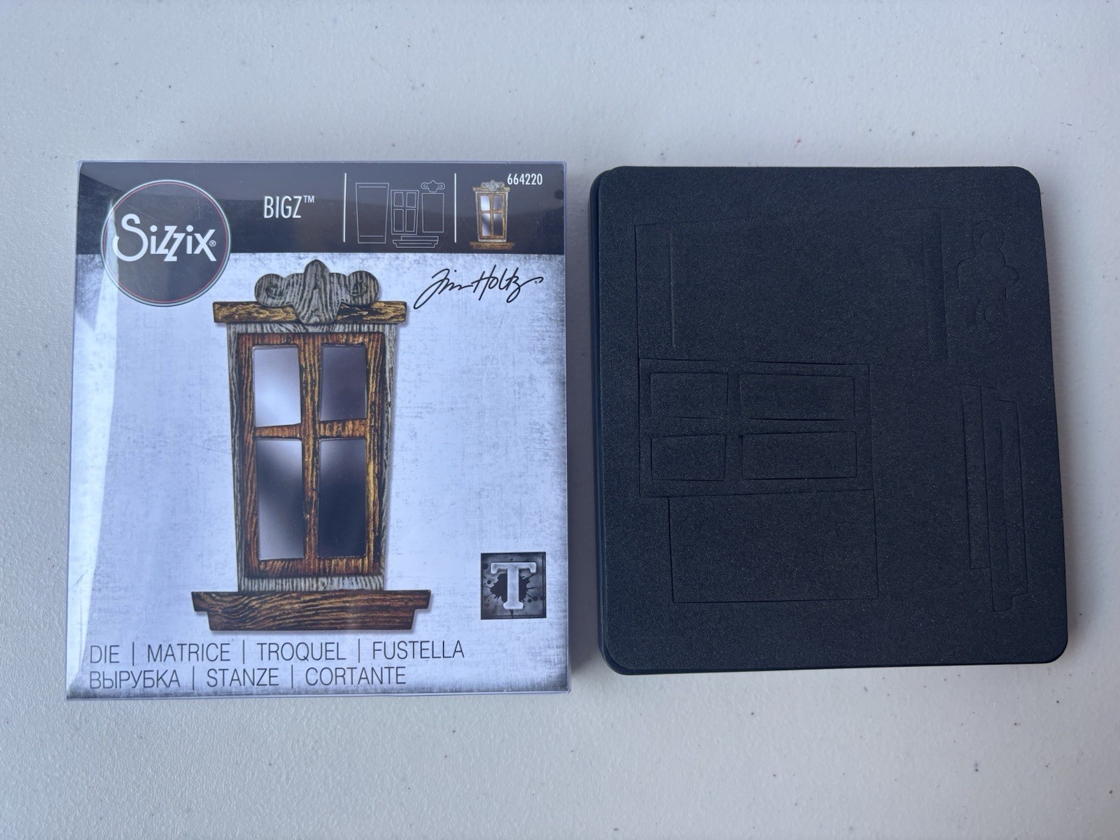 Tim Holtz Sizzix Window Frame BIGZ Steel Rule Cutting Die 664220