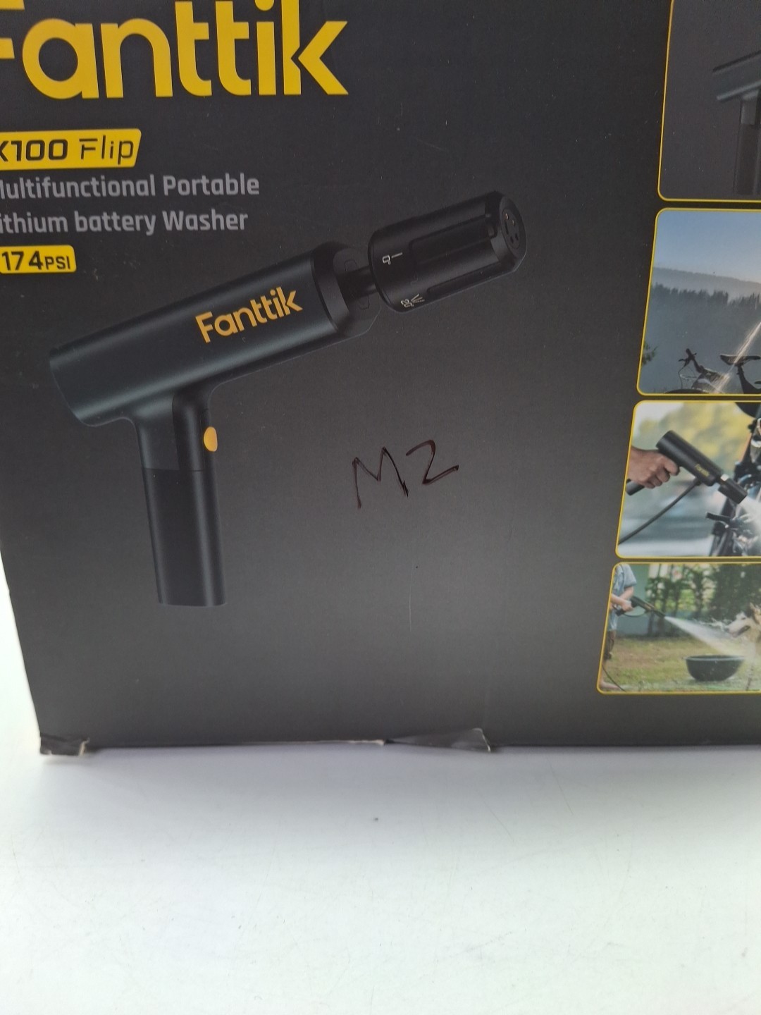 Fanttik K100 Flip Portable Cordless Sprayer Foldable Pressure Washer 174 PSI