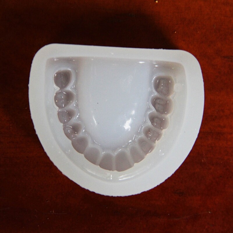 Silicone Mold for Keychain Pendant Teeth Shape Resin Mold