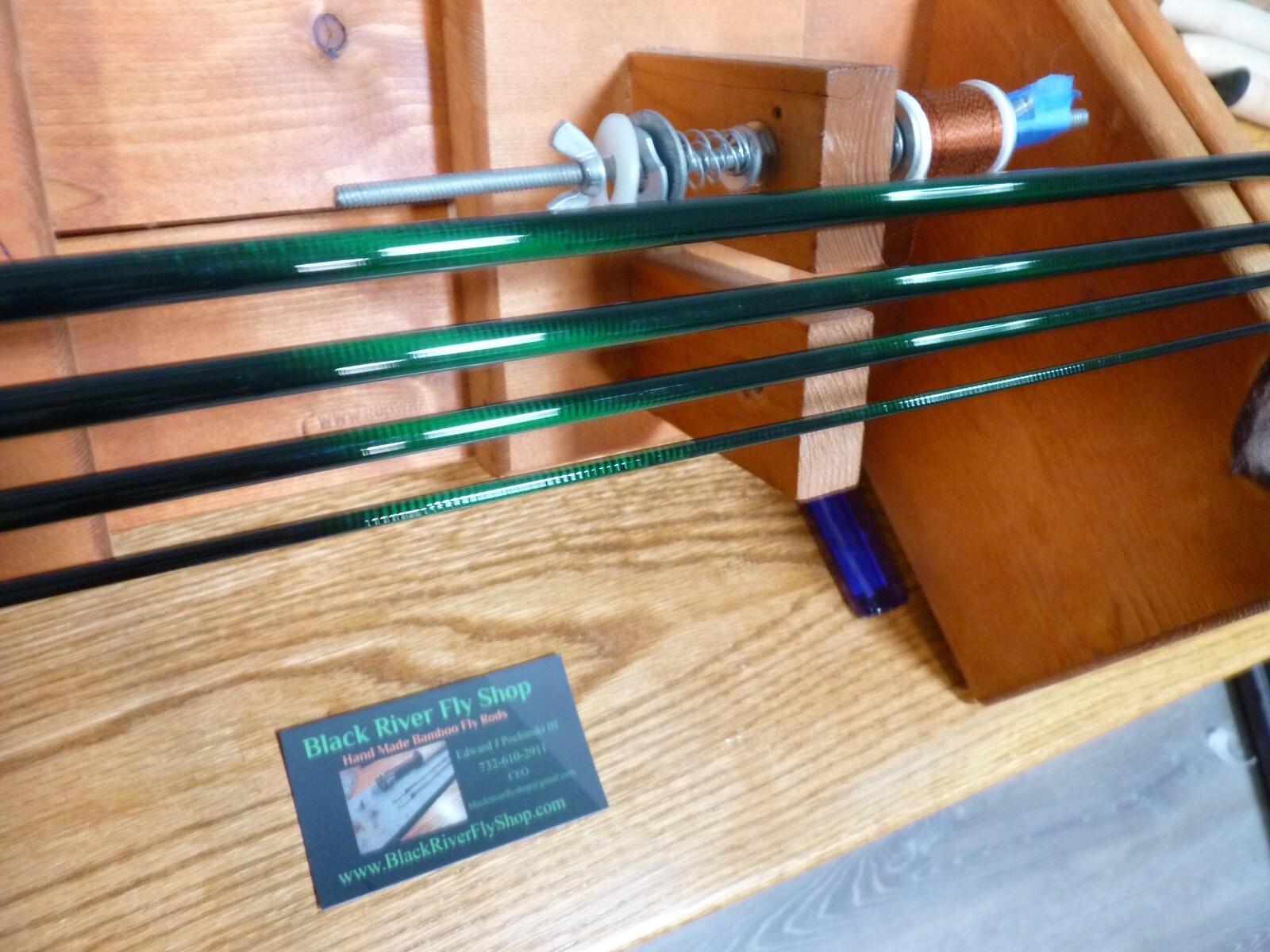 Graphite Xi IM6 Forest Gloss Green Fly Rod Blank 9' 6wt 4-piece, Rod Building