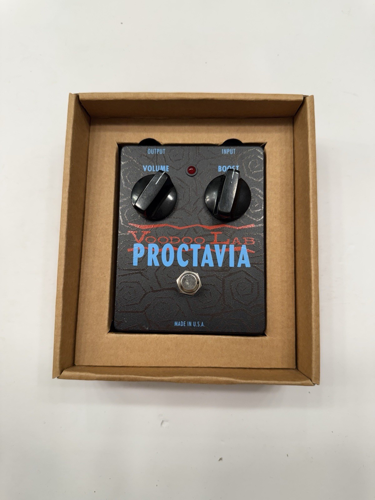 Voodoo Lab Proctavia Octave Fuzz Octaver Octafuzz Guitar Effect Pedal + Box