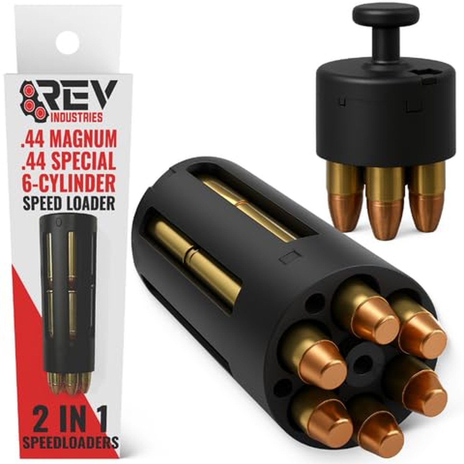 Speed Loader .44 Mag/.44 Spl Speed Loader for 6-Cylinder Revolvers – High-