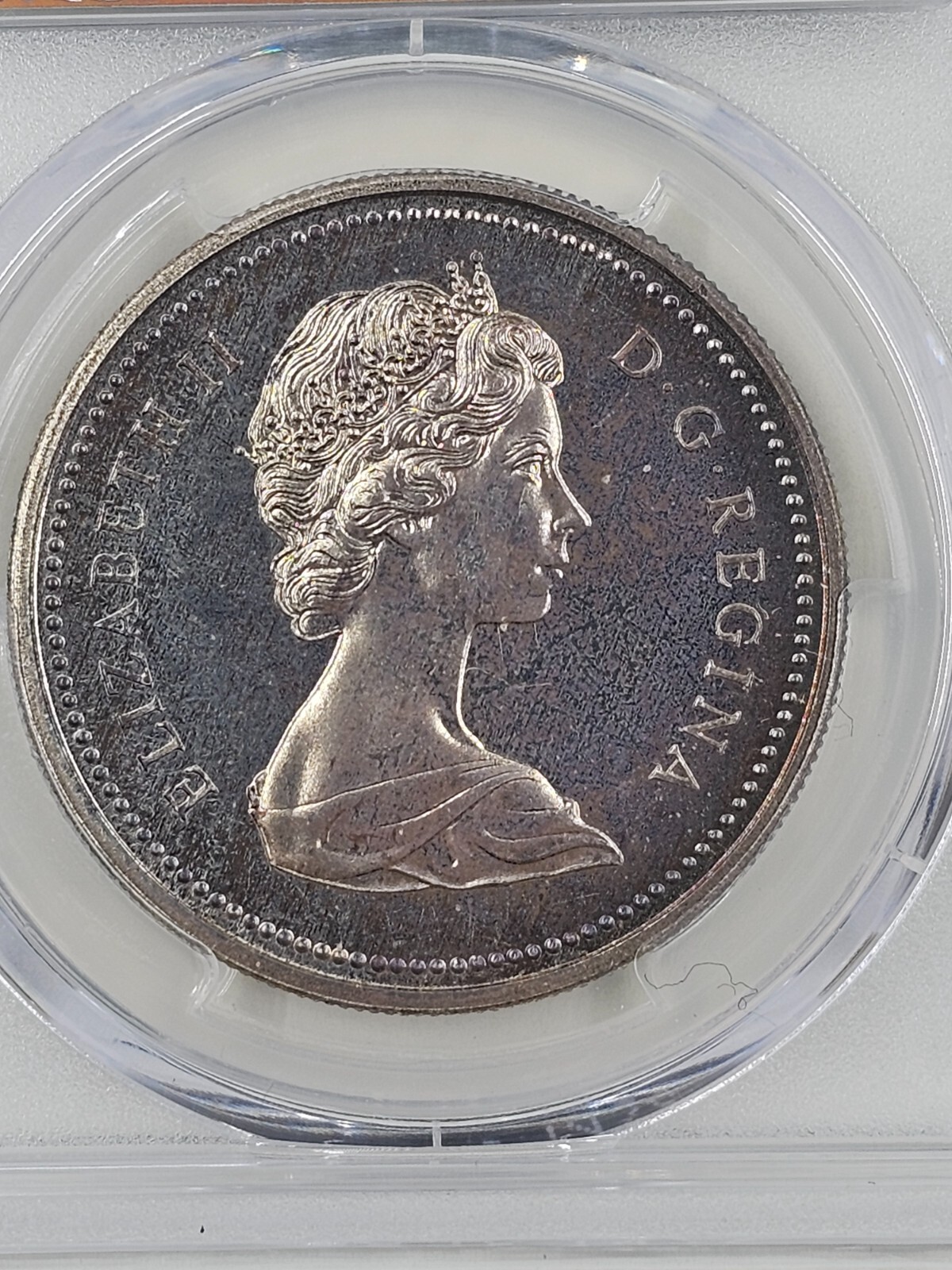 1972 S$1 PCGS SP66 Canada Voyageur Ag