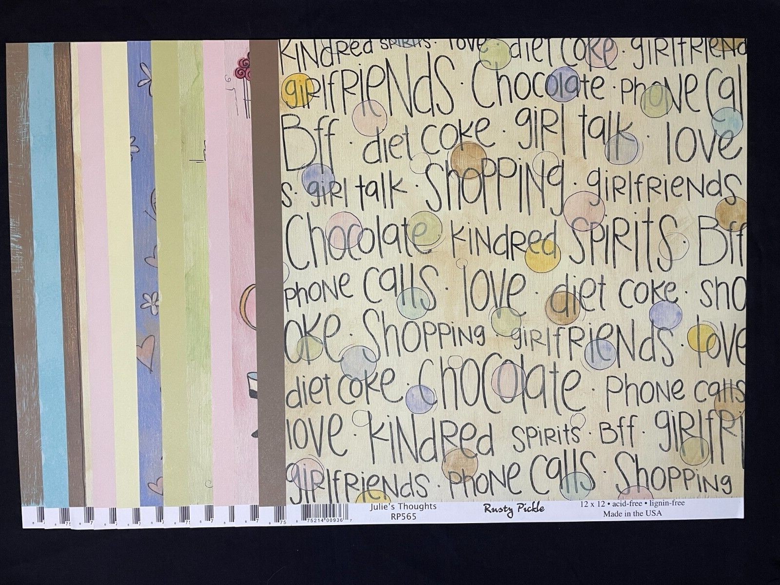 RUSTY PICKLE "GIRL" COLLECTION 12 X 12 DS PAPERS