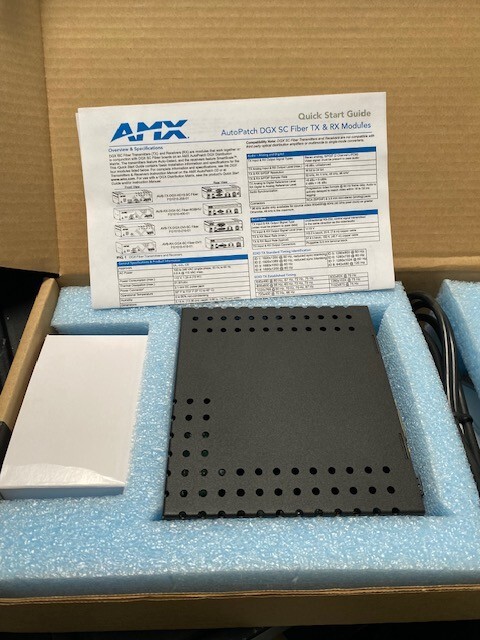 AMX Auto Patch DGX DVI TX AVB-TX-DGX-DVI-SC Fiber