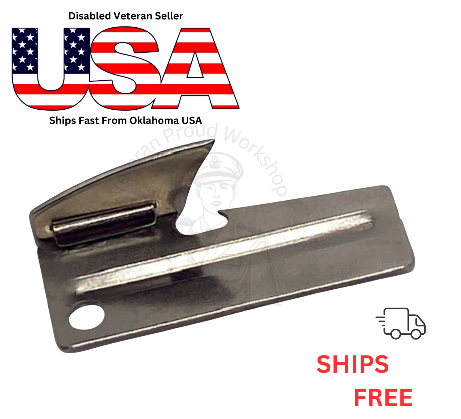 Original US Shelby P38 Can Opener Vietnam C-rations Ships Free Made In The USA