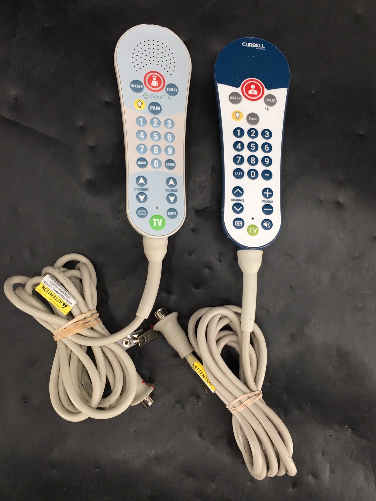 Lot of 2 Curbell Gen 4 Pillow Speaker Nurse Call Remotes - Responder 5