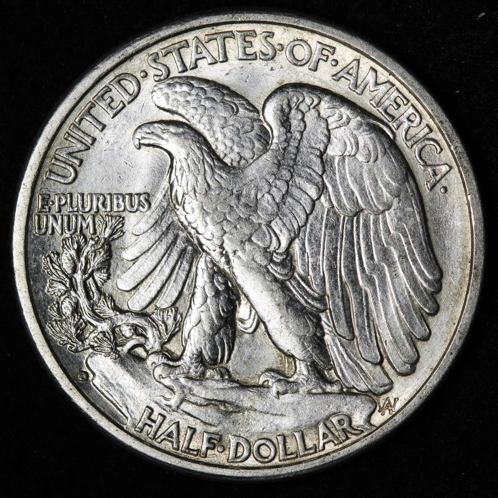 1935-D Walking Liberty Silver Half Dollar BU *UNCIRCULATED* MS E377 UACCM
