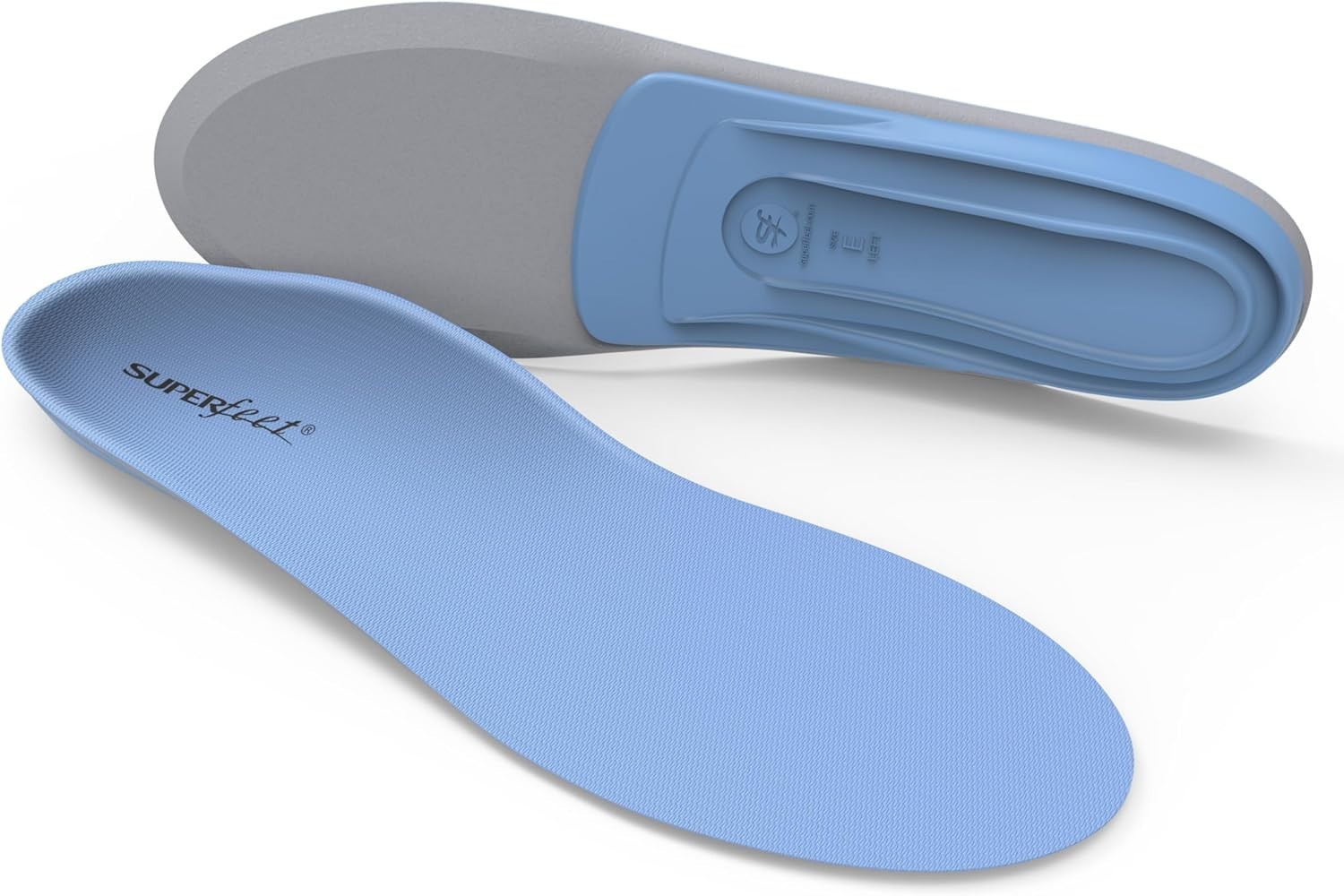 Superfeet All-Purpose Support Medium Arch Insoles (Blue) for Active Lifestyle wi