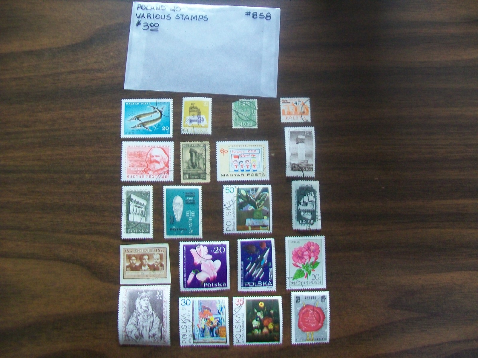 Poland Postage Stamps - Poland - Vintage - 20 Various Stamps (858)