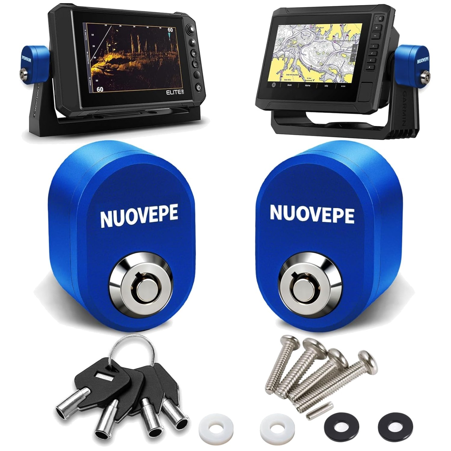 Anti-Theft Fish Finder Lock Set - Marine GPS Protection