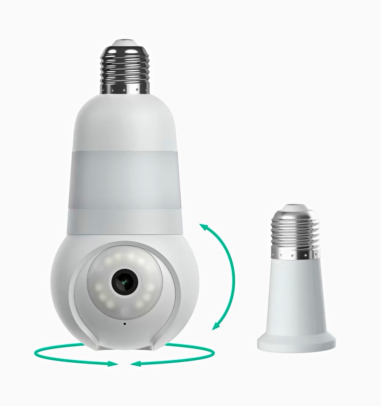 Luna Light Cam V3 Wi-Fi Bulb Camera Spotlight Color Night Vision IP65 White