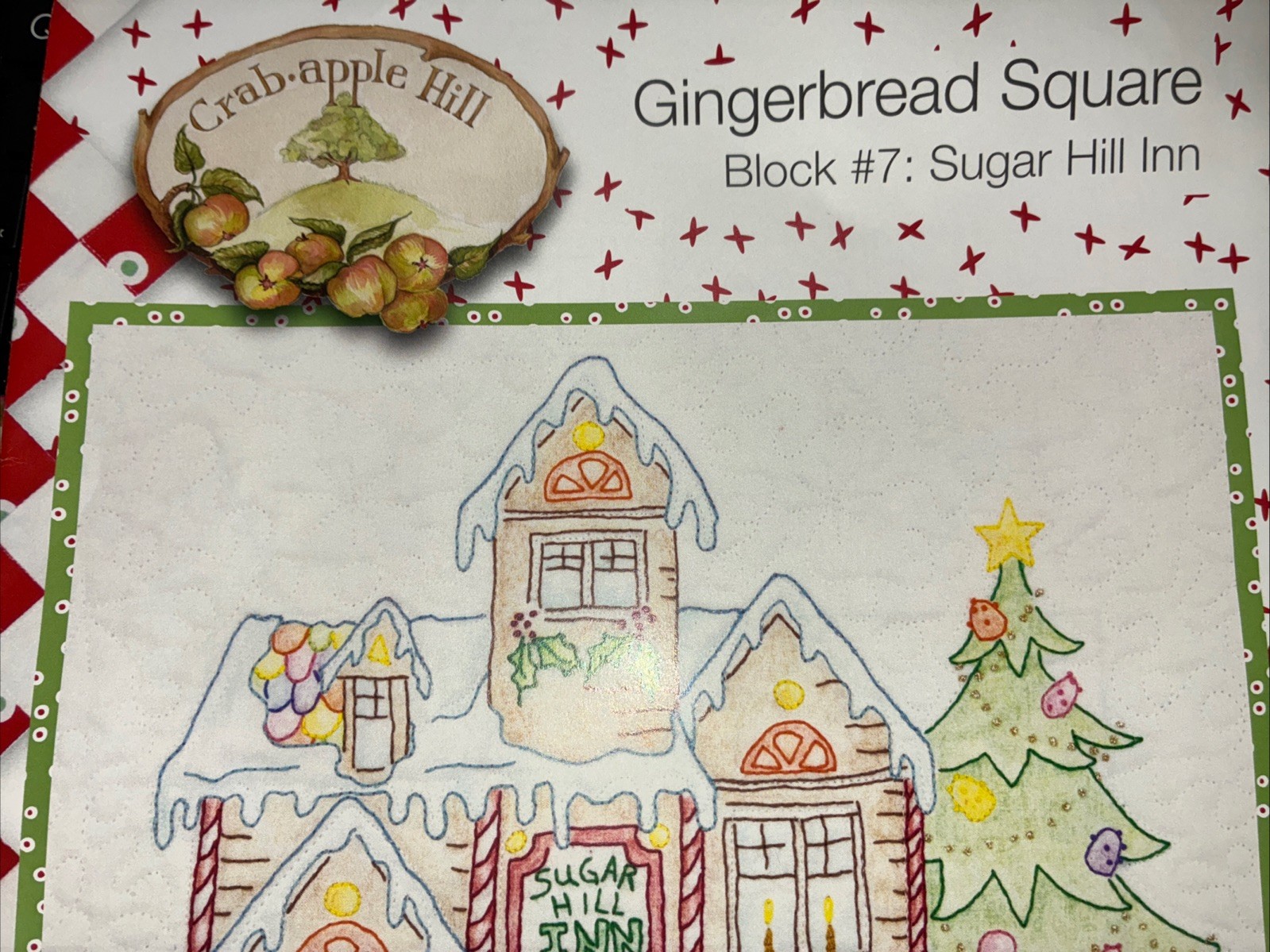Crabapple Hill Studio GINGERBREAD SQUARE #7: Sugar Hill Inn Pre-owned