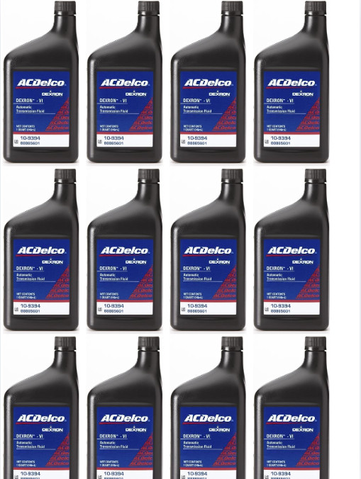 ACDelco Dexron VI Automatic Transmission Fluid Kit of 12 Quarts (109394)