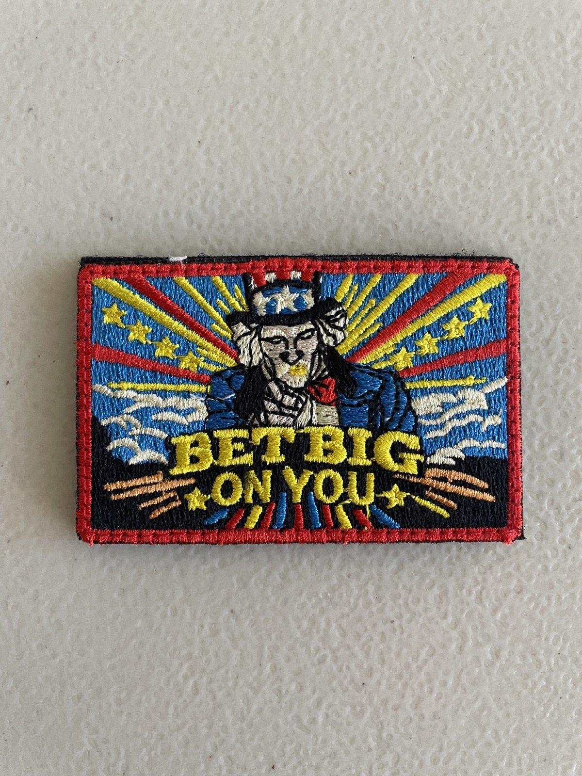 Bet Big On You - Morale Patch - Hook and Loop Backing Panel