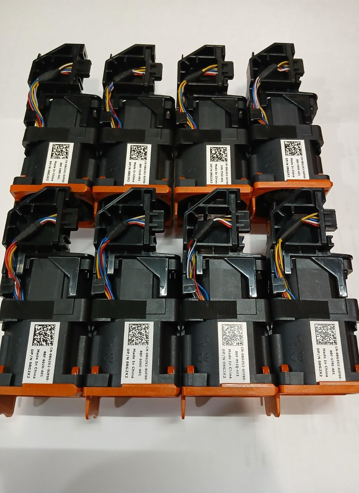 LOT OF 8 Dell EMC RG2X2 PowerEdge R640 Standard Performance Hot Plug Fan 0RG2X2