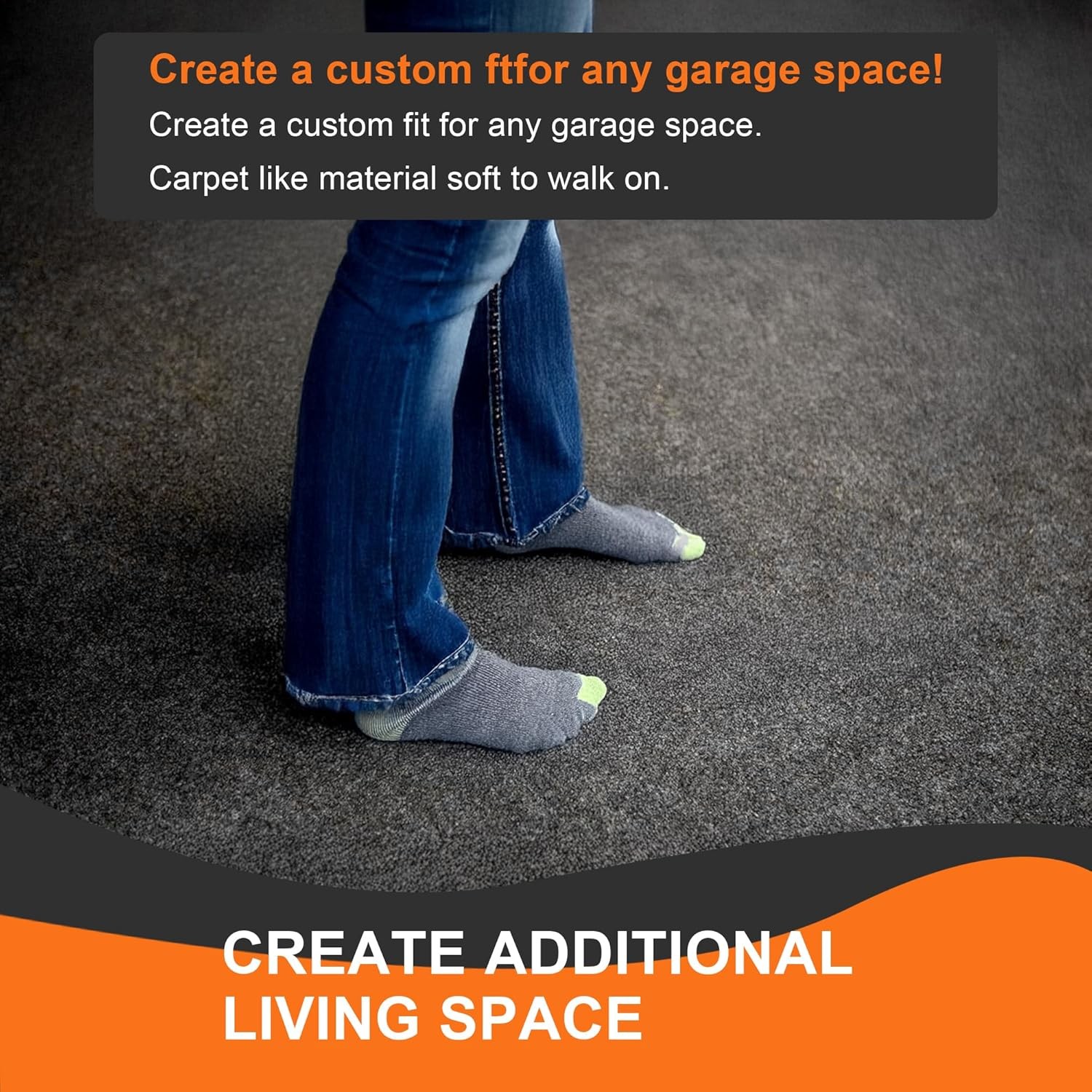 60“ × 72” Oil-Resistant Mat - Mat Waterproof, Oil-Absorbent, Reusable, Washable
