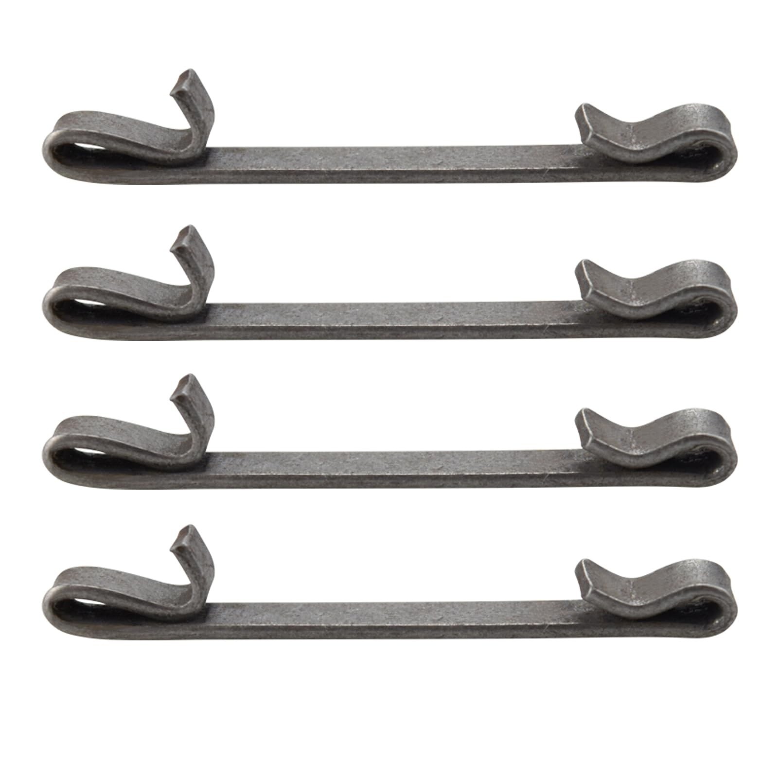 4 Pcs Early 2 Inches Double Loop Style Tool Box Drawer Slide Retaining Keeper US