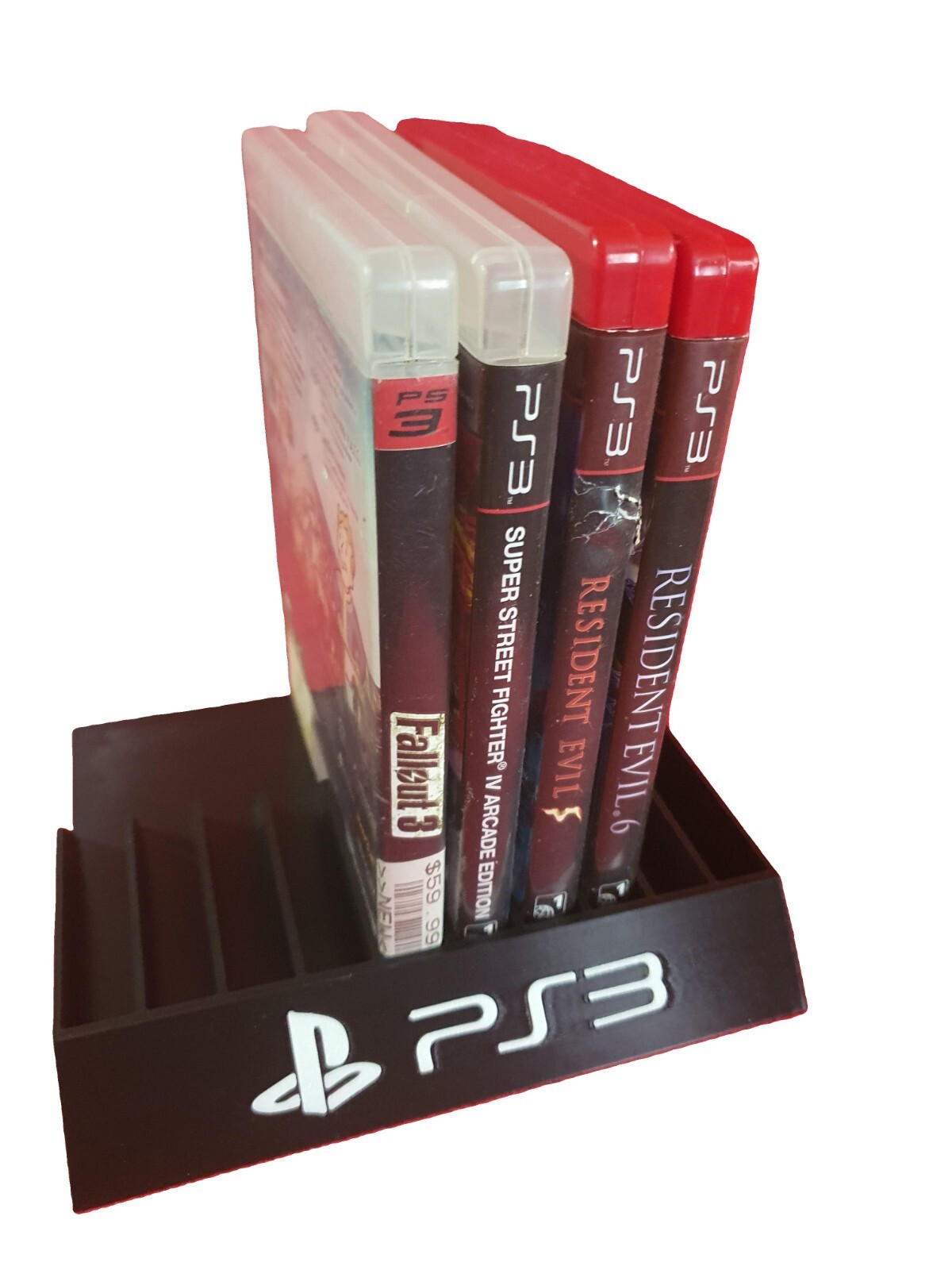 PlayStation 3 Game Holder Sony Videogame Storage Display PS3 2 Pack