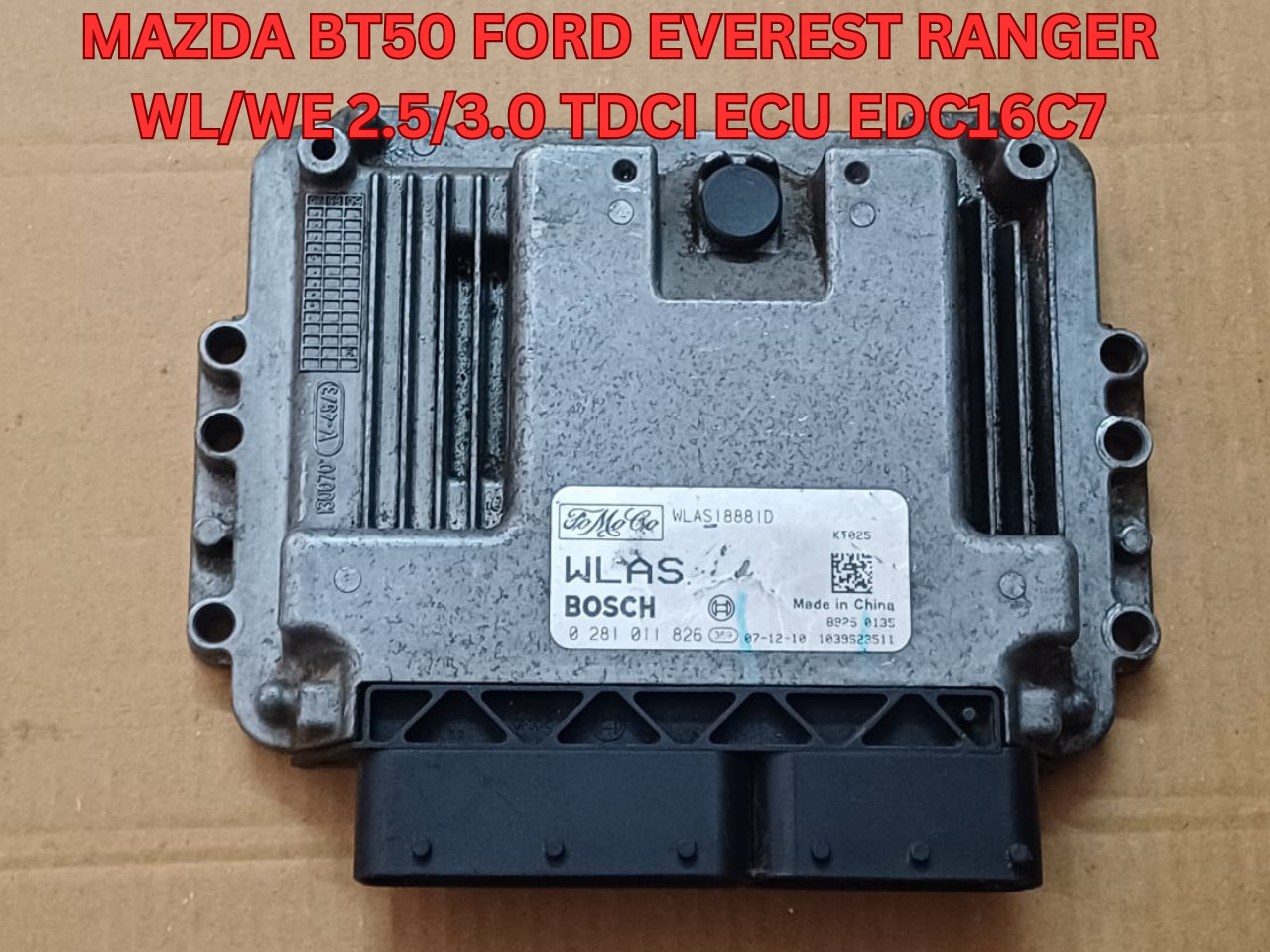 MAZDA BT50 FORD EVEREST RANGER WL/WE 2.5/3.0 TDCI ECU EDC16C7 free shipping