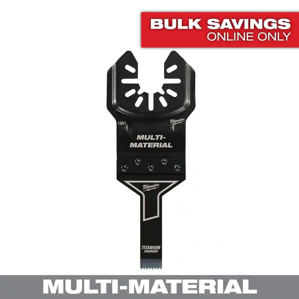 3/8 In. Titanium Bi-Metal Universal Fit Wood and Metal Cutting Multi-Tool Oscill