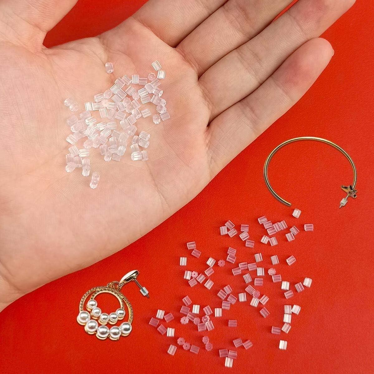 1000 Pcs Back Earrings Rubber Earring Backs - Silicone Earring Backs Soft Clear