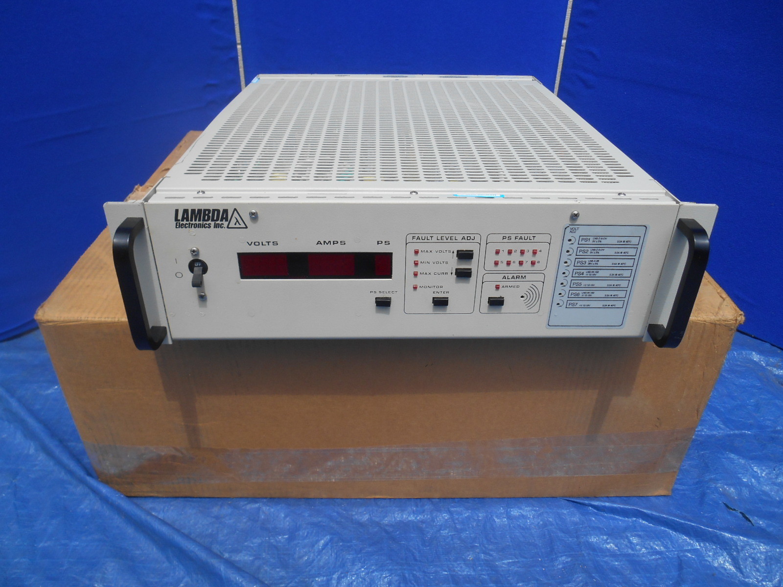 Lambda PS369926002 Run # MCAV0106975 Rebuilt  Laser Power Supply