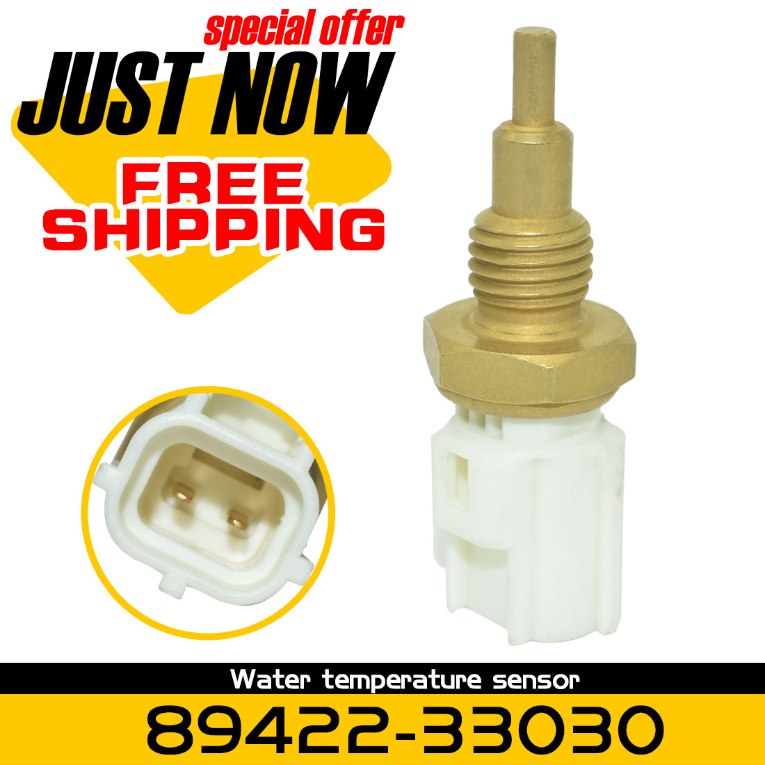 OEM Engine Coolant Temperature Sensor Sender 89422-33030 For Toyota Lexus Scion