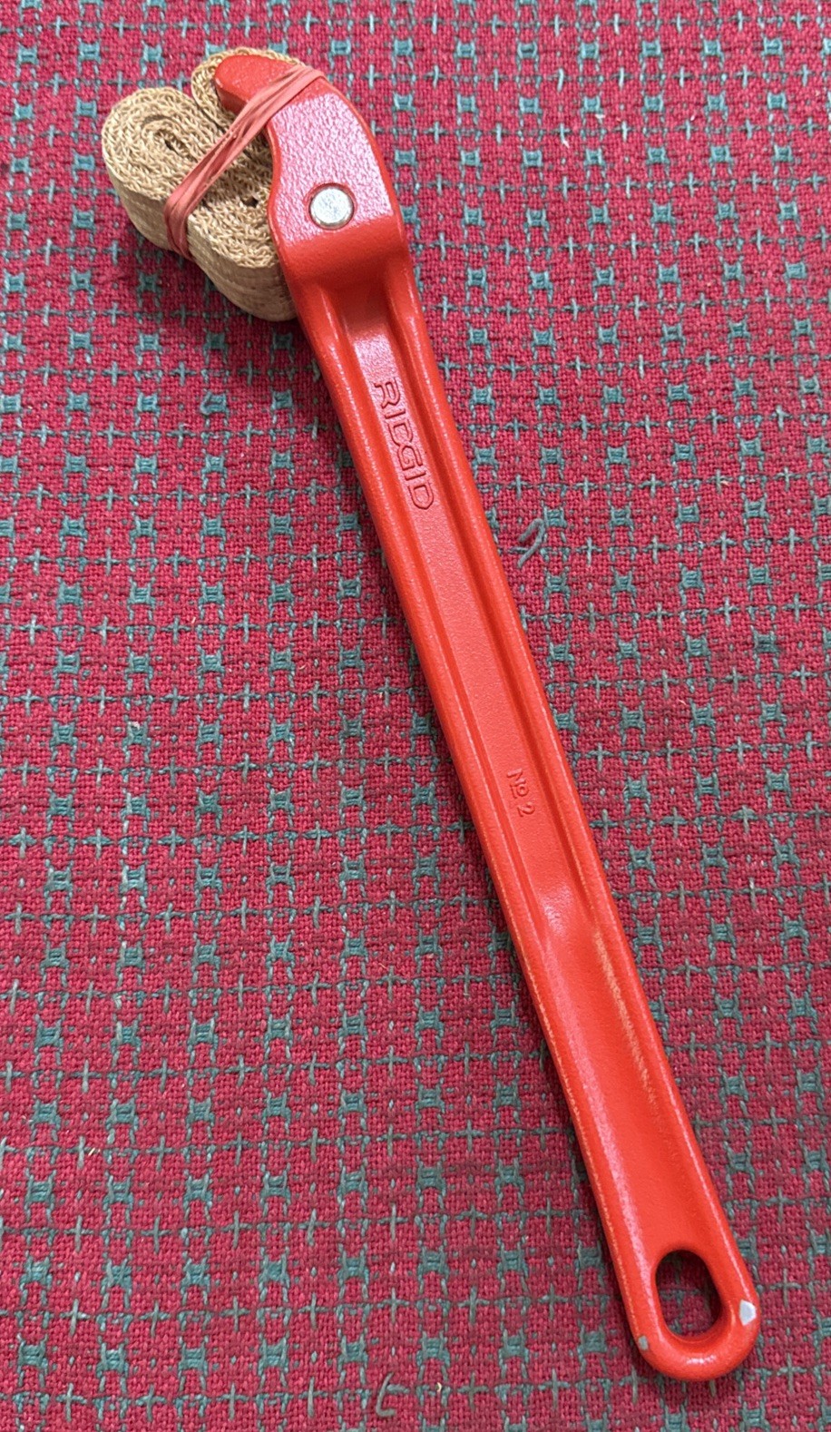 Ridgid No. 2 Adjustable Strap Wrench #31340 Made in USA Ridge Tool NOS