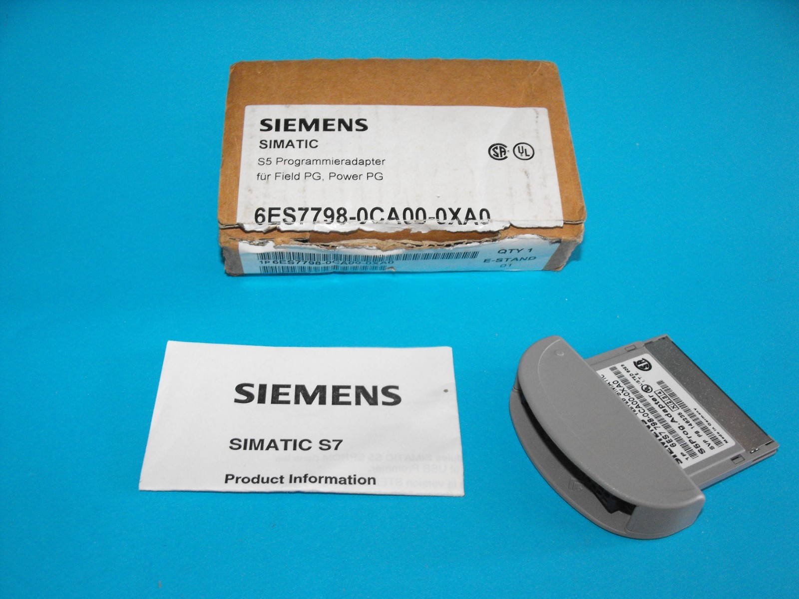 Siemens 6ES7798-0CA00-0XA0.Simatic S5 Programming Adapter.NEW