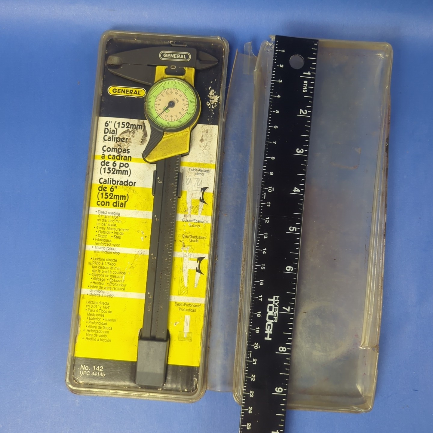 General Tools No. 142 6” 6 Inch Dial Caliper