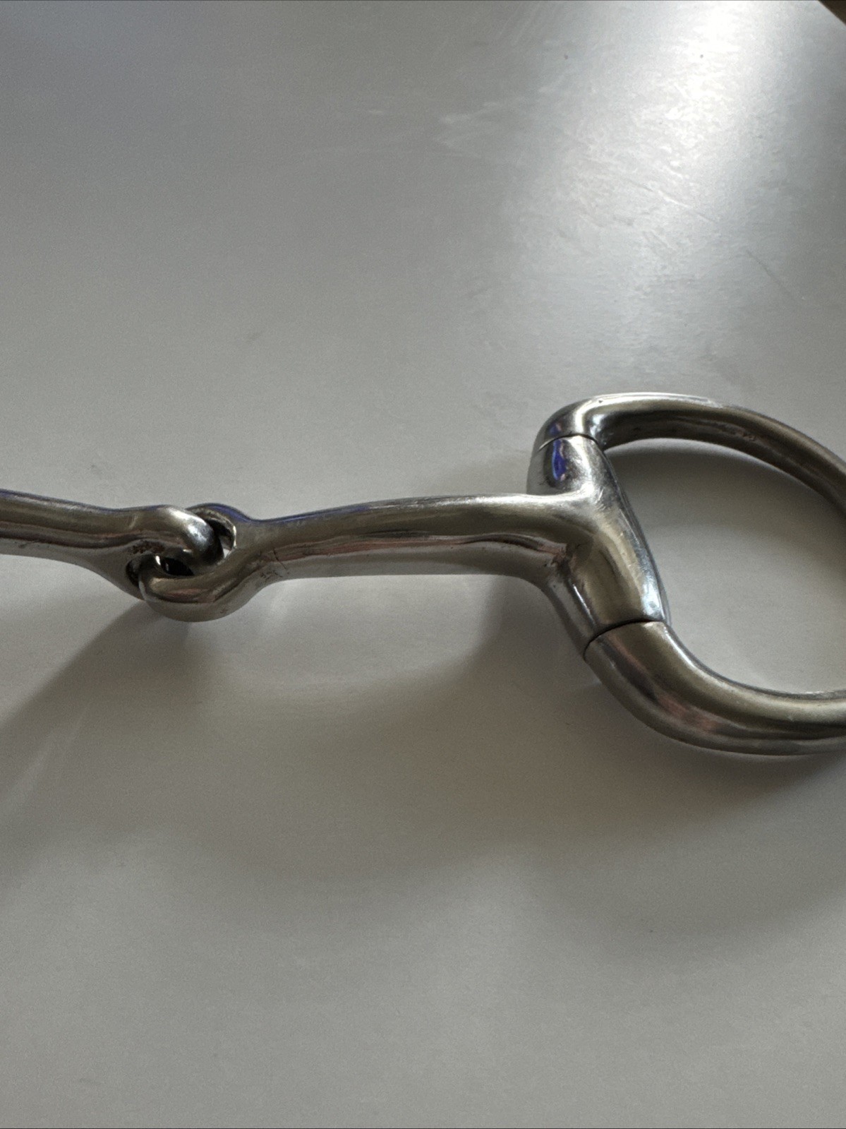 Eggbutt Snaffle, ENGLISH HORSE BIT, 5”, Used