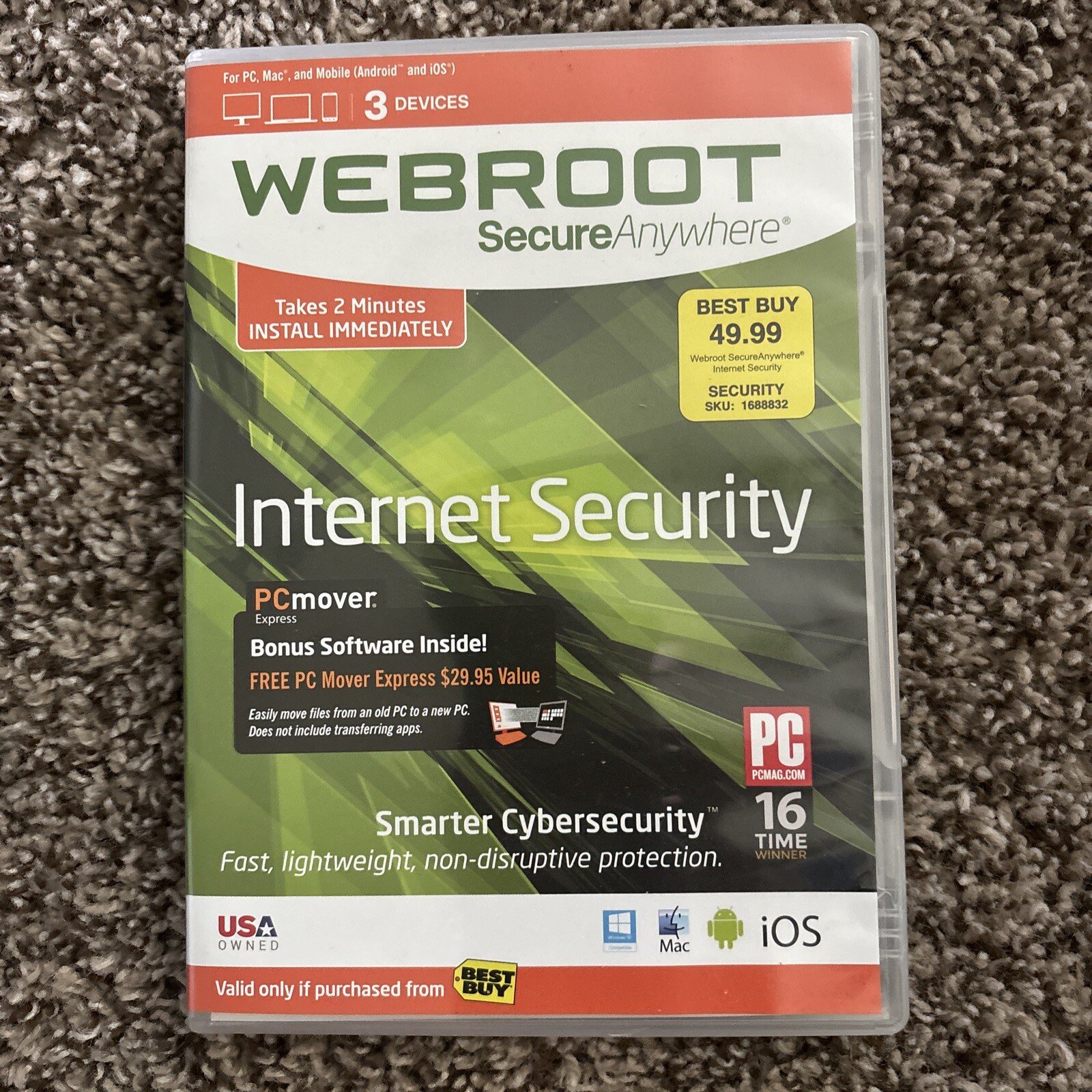 Webroot SecureAnywhere Internet Security - Full Version for Windows & Mac...