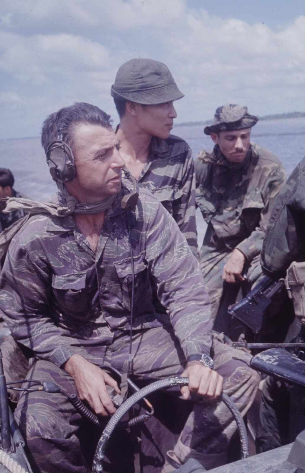 Vietnam War Photo  / US Navy SEALS in Action Vietnam Delta 1967 Southeast Asia